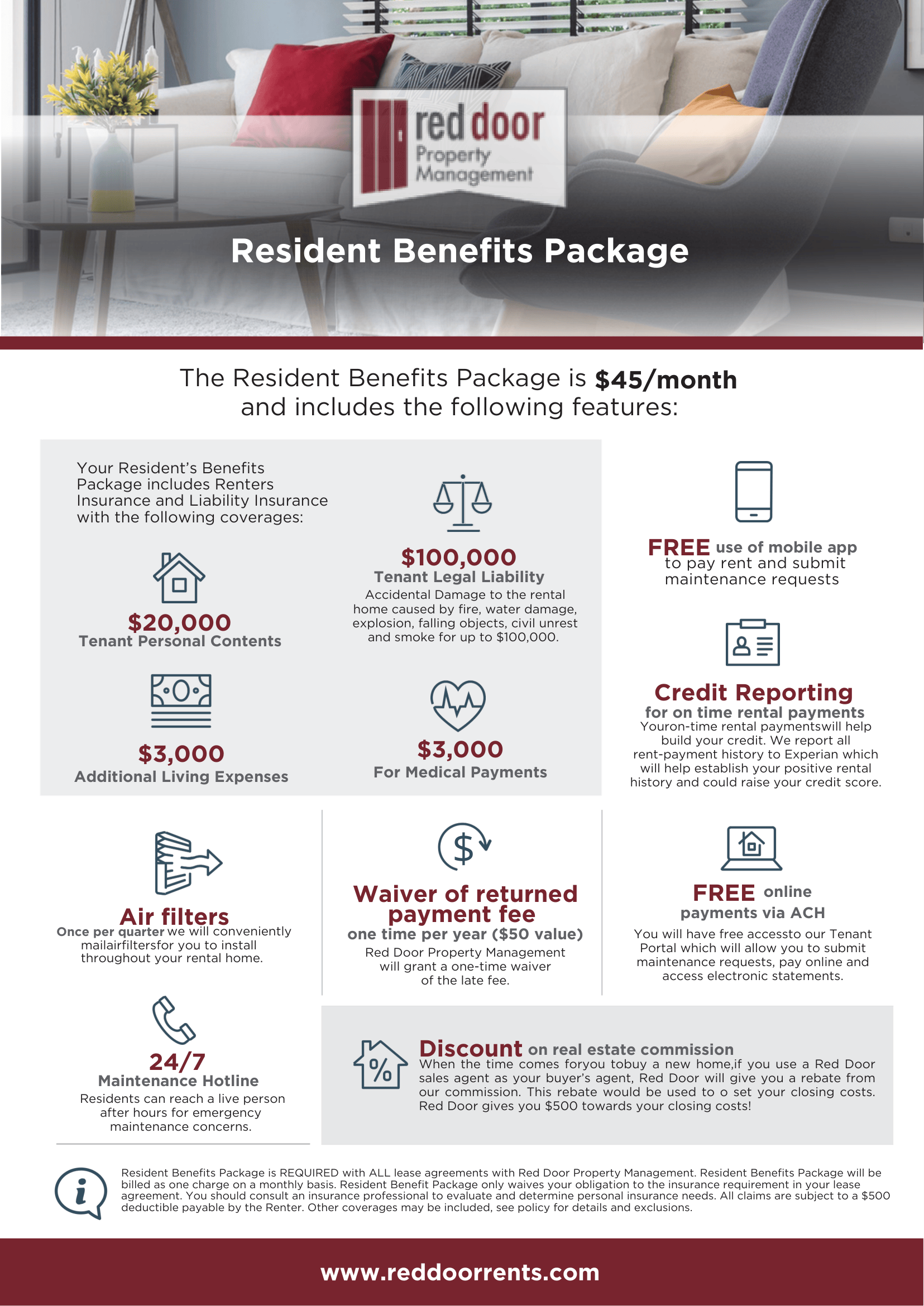 Resident Benefits Package